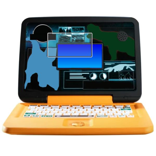ClearView Jurassic World Dinosaur Mouse for Study Computer LCD Protective Film Matte (Reducing Reflection) Type, Made in Japan
