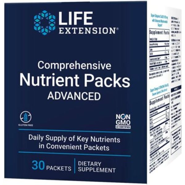 Life Extension Comprehensive Nutrient Packs Advanced Multivitamin, Minerals 2p