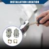 Front Left Right Door Lock Cylinder with Keys Install Hardware for Silverado
