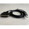 RIKYJIC USB 2.0 Male to DB25 Male RS232 Serial Data Cable Parallel Printer Cable 2 Meter