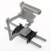 NICEYRIG Camera Cheese Base Plate Tripod Mount with 15mm Railblocks Rod Clamp