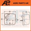Front Side Indicator Light Lamp Replacement for John Deere 1030 1140 1640 2030 2040 Tractor