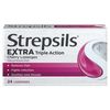 Strepsils Extra Cherry Throat & Pain Relief Lozenges 24 Pack