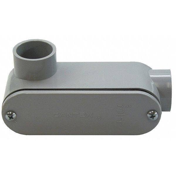 CANTEX Conduit Outlet Body, PVC, LL