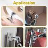 SPEEDWOX 13 Pcs Right Angle Drill Adapter Short Axis Right Angle Drill Attachment with Multifunctional Bend Driver Bit Hex Driver Angle Extension 1/4" Hex Magnetic Bit Socket Right Angle Extension