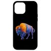 Bison farbenfrohe Aquarell Hülle für iPhone 12 Pro Max