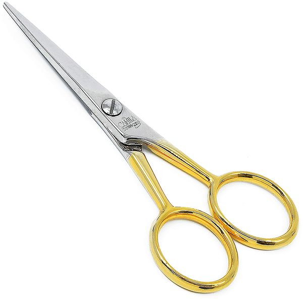 Camila Solingen CS45 Hair Scissors Professional 4.5" Very Sharp Grooming Scissors. Razor Edge Barber Hair Cutting Scissors. Stainless Steel Hair Cutting Shears for Salon. Made of in Solingen, Germany