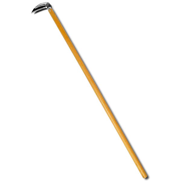 Garden Hoe Long Handle 42-3/4" Heavy Duty Japanese Stainless Steel, Made in JAPAN, Weeding Sickle Tool, Stand Up Weeder Hand Tool