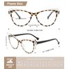 Viseng Oversized Cat eye Womens Reading Glasses Blue Light Computer Glasses Stylish Ladies Reader