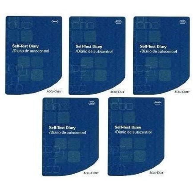 Accu-Chek Self-Test Diary (Pack of 5 Accu Chek Log Book's)