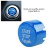 KSTE Car Engine One-Button Start Button Compatible with B-M-W F30 G/F Disk Bottom with Start&Stop (Blue)
