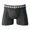 Diamond MMA Compression Shorts with Built In 4 Strap Jock, X-Large