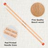 KnitPro Basix Beech Single Pointed Needles 10" (25cm) | 6.50mm