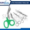 4 Pcs First Aid Paramedic Tools Set Kit For Nurses Surgical Instruments (Green)