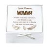 ukgiftstoreonline Mummy Remembrance Memory White Keepsake Box With Feather Design