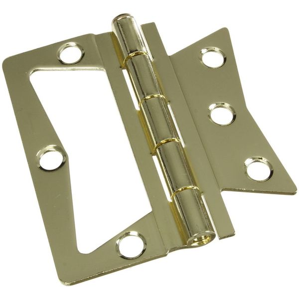 National Hardware N244-806 V535 Surface-Mounted Hinges in Brass, 2 pack