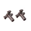BUIDI 2Pieces Universal Microwave Turntable Coupler Plate Support Stand Drive Cog Tools