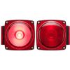 Optronics Universal Square Red LED Stud Mount Combination Tail Light Set TLL008RK