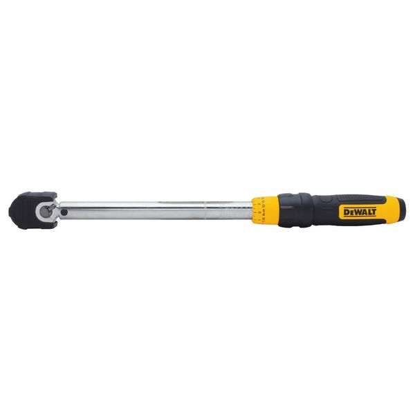 DEWALT Torque Wrench, 3/8 inch Drive, Micro Adjust (DWMT75463)