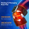 2PCS Cordless Heated Knee Massager Vibration Heating Shoulder Brace Support Wrap