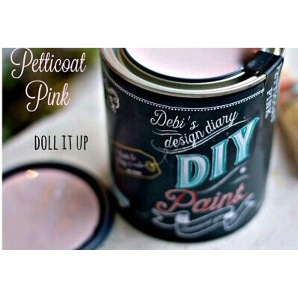 Debi's Design Diary DIY Paint in Petticoat Pink 32 fl oz Chalk Paint Quart