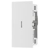 BG EMSW12KYW Euro Module 20AX 2-Way Key Switch - White