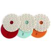 3 Step Diamond Polishing Pads 4-Inch for Granite Marble Quartz Engineered Stone