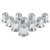 Chrome Metal Lug Nut Covers, 2"(H), fits 33mm, push on (20 Pack)