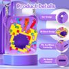 Huiguli Silicone Case for Bitzee - Full Cover Protective Case with Colorful Pattern, Blue