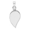 Silver  Enameled Angel Wing Ash HolderPendant QP5322