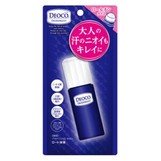 Rohto Pharmaceutical Deoco Medicinal Deodorant Rollon 30ml [Quasi-drug] Sweat/Antiperspirant/Odor Antiperspirant Armpit