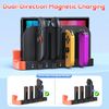 [Joycon 2/1 Compatible] Controller Charger, Charging Dock for Nintendo Switch 2, Fast Dual-Direction Charge with LED Indicator, Magnetic Charging for Switch 2 Controller