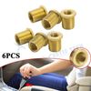 6X Aluminum Gear Shift Knob Adapter Standard Threading Nuts Insert Universal Kit