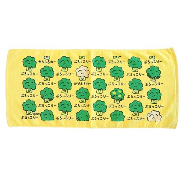 Face Towel [Burokkori-san] Printed Long Towel, Okaki Series