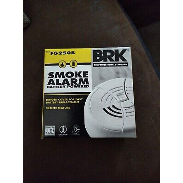 First Alert BRK FG250B Smoke Alarm Battery Powered