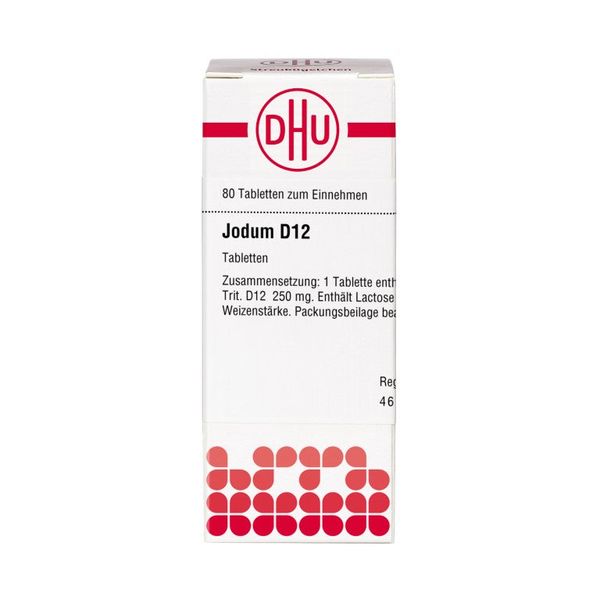 Jodum D12 DHU Tabletten, 80 St. Tabletten