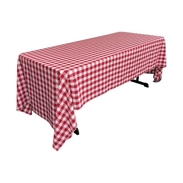 LA Linen Gingham Tablecloth - Checkered Tablecloth for Parties, Picnics & Mor...
