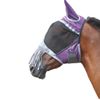 Deluxe Fly Mask with Nose Fringe (Extra Full, Green)