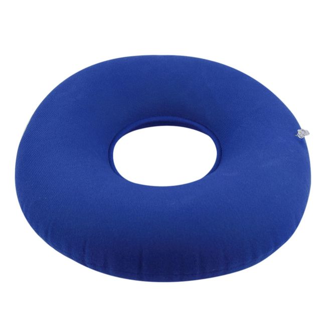 SZXMDKH Donut Cushion, Portable Inflatable Ring Cushion for Hemorrhoid, Tailbone, Coccyx Pain Relief (Blue)