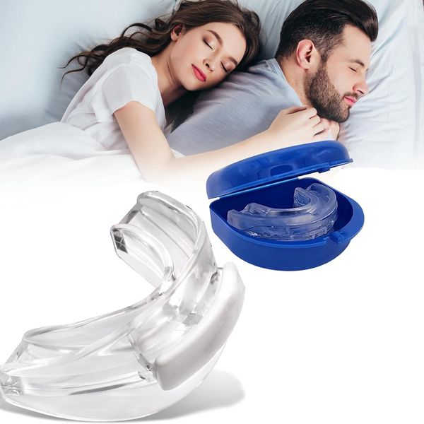 Dream Hero Anti Snoring Mouth Guard Anti Snoring Devices Sleep Apnea Mouth Guard Anti Snoring Mouthpiece - Adjustable Snore Stopper Mouth Guard - Stop Snoring Aids for Men Women