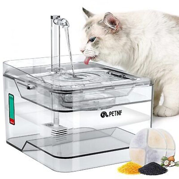 Cat Water Fountain 101Oz 3L Pet Drinking Fountain for Cats Dogs