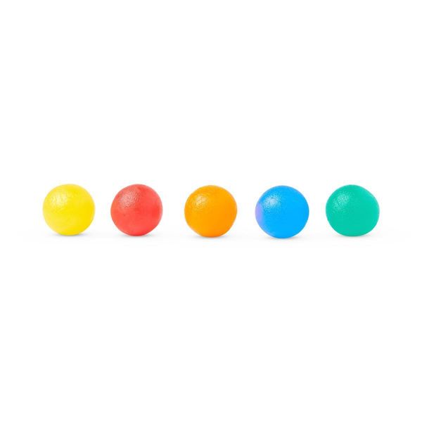 Gel Hand Exerciser Balls, Set Of 5