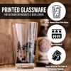 Set of 2 Pint Glasses - Funny Beer Glasses with Kraken Sinking Submarine - Premium Drinking Glasses 16oz. Capacity
