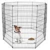48 Inch 8 Panels Tall Dog Playpen Large Crate Fence Pet Play Pen Exercise Cage