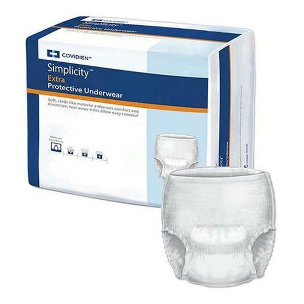 Simplicity Protective Underwear, Medium, 34'' - 46'', Bag of 20,