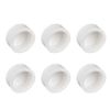 YOFASEN White Pipe Covers - PVC Pipe Cap Fitting - Slip Socket External End Caps, 20mm, 6pcs
