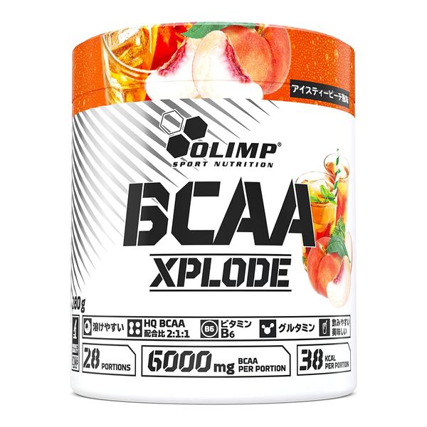 Save on shipping when you buy more than 2999 yen OLIMP BCAA XPLODE Iced Tea Peach 280g Powder Type