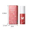 Lip Stain Tint Set, Mini Liquid Lipstick Long Lasting Lip Gloss 2 in 1 Lip and Cheek Tint Stain Hydrating & Moisturizing Waterproof Lip Stain Lip Tint Set for Women (06 Peach)