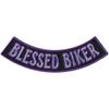 Hot Leathers Blessed Biker 4” X 1” Bottom Rocker Patch PPM5114