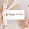Happy Mother's Day Script Line Rubber Stamp (Medium 7 x 1.5cm)